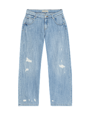 90's Baggy Low Rise Denim Jeans (6-16 Yrs)