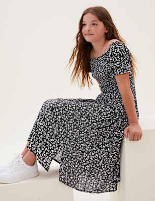 Paisley Floral Midi Dress (6-16 Yrs)