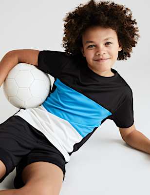 Colour Block Active T-Shirt (6-14 Yrs)