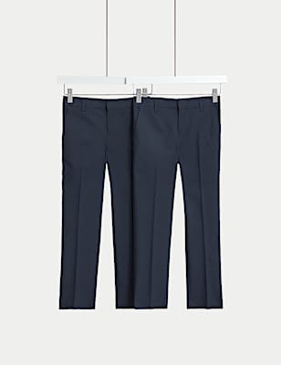 Boys' 2Pk Slim Leg Trousers