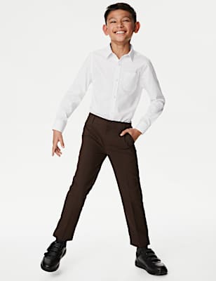 2Pk Boys' Slim Fit Non-Iron Shirts