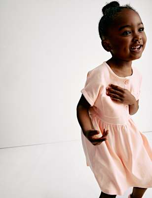 Cotton Rich Jersey Dress (2-8 Yrs)