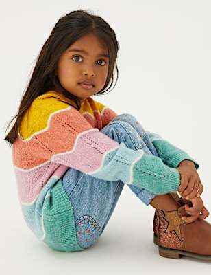 Knitted Striped Jumper (2-7 Yrs)