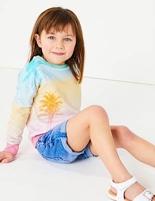 Cotton Rich Sunset Photographic Sweatshirt (2-7 Yrs)