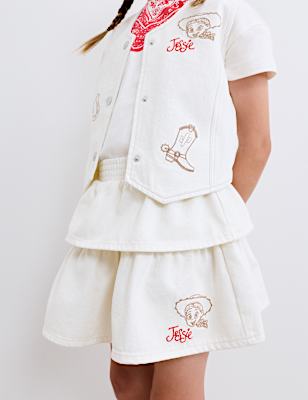 Toy Story&trade; Denim Ruffle Skirt (2-8 Yrs)