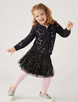 Sequin Star Cardigan