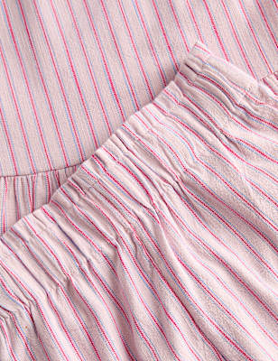 2 Piece Pure Cotton Striped Frill Outfit (2-8 Yrs)