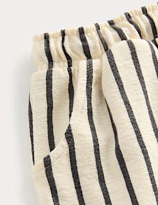 Pure Cotton Striped Trousers (2-10 Yrs)
