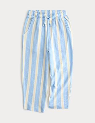 Pure Cotton Striped Trousers (2-10 Yrs)