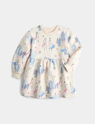 Cotton Rich Disney Frozen&trade; Sweat Dress (2-8 Yrs)
