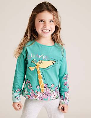 Roald Dahl&trade; & NHM&trade; Giraffe Top (2-7 Yrs)