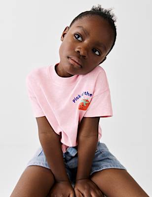 Pure Cotton Tomato T-Shirt (2-8 Yrs)