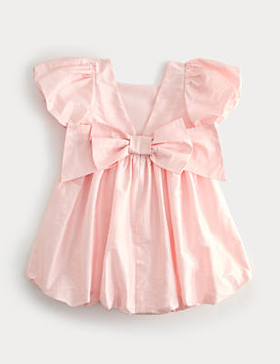 Taffeta Bow Dress (2-16 Yrs)