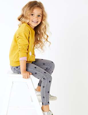 Spot Print Jeggings (3 Months - 7 Years)