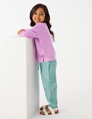 Pure Cotton Cargo Trousers