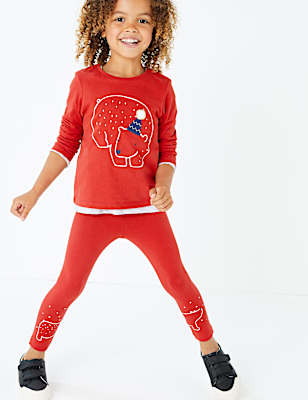 Polar Bear Print Leggings (3 Months - 7 Years)