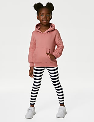 Cotton Rich Striped Leggings (2-8 Yrs)