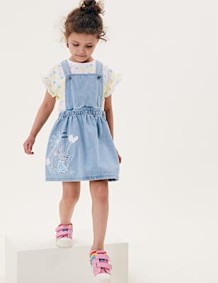 2pc Pure Cotton Floral Mouse Outfit (2-7 Yrs)