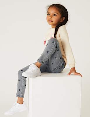Cotton Rich Spotted Jeggings (2-7 Yrs)
