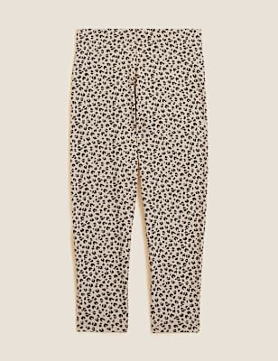 Cotton Rich Animal Print Leggings
