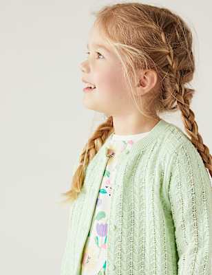 Pure Cotton Cardigan (2-8 Yrs)