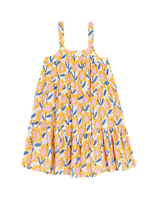 Pure Cotton Sunflower Dress