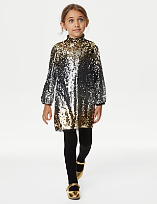 Sequin Ombre Dress (2-8 Yrs)