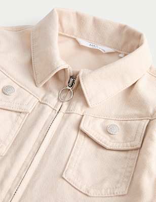 Pure Cotton Denim Dress (2-8 Yrs)