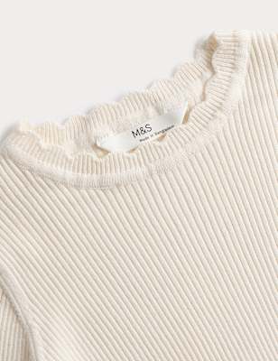 2pc Pure Cotton Denim Pinafore Outfit (2-8 Yrs)