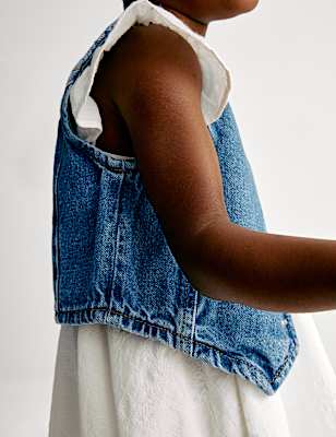 Denim Vest (2-16 Yrs)