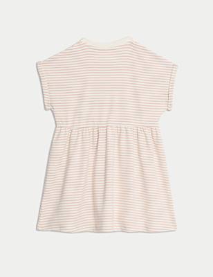 Cotton Rich Striped Dress (2-8 Yrs)