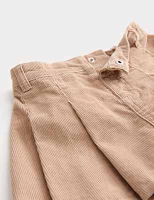 Corduroy Pleated Skirt & Tights (2-8 Yrs)