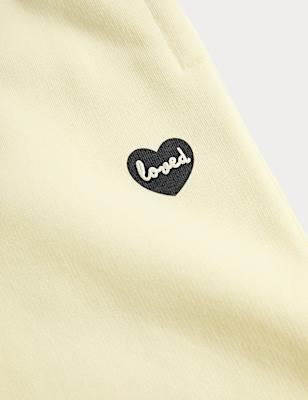 Cotton Rich Wide Leg Joggers (2-8 Yrs)