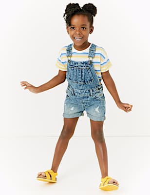 Denim Short Dungarees (2-7 Yrs)