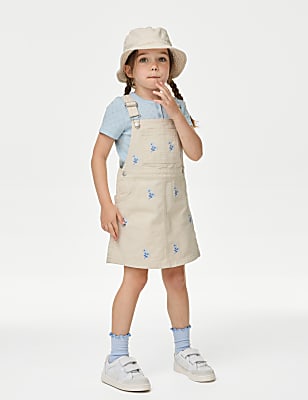 2pc Denim Pinafore Outfit (2-8 Yrs)