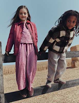 2pc Pure Cotton Checked Top & Bottom Outfit (2-8 Yrs)