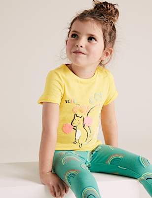 Pure Cotton Squirrel T-Shirt (2-7 Yrs)