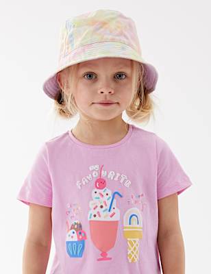 Pure Cotton Ice Cream T-Shirt (2-7 Yrs)