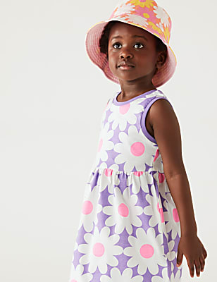 Pure Cotton Floral Dress