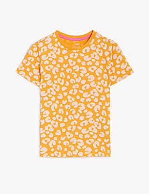 Pure Cotton Animal Print T-Shirt