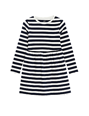 Cotton Rich Striped Dress (2-8 Yrs)