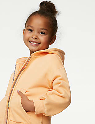 Cotton Rich Plain Hoodie (2-8 Yrs)
