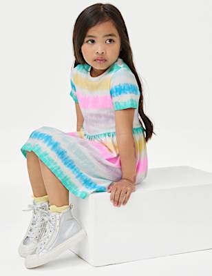 Pure Cotton Printed Dress (2-8 Yrs)