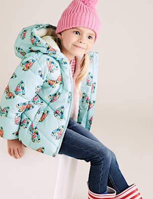 Stormwear&trade; Butterfly Print Padded Coat