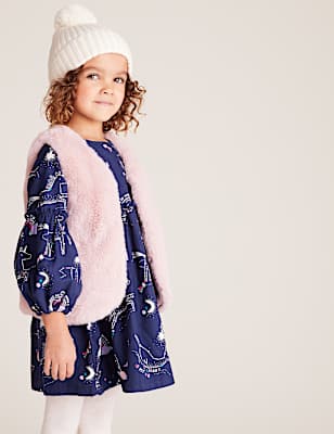 Faux Fur Gilet (2-7 Yrs)