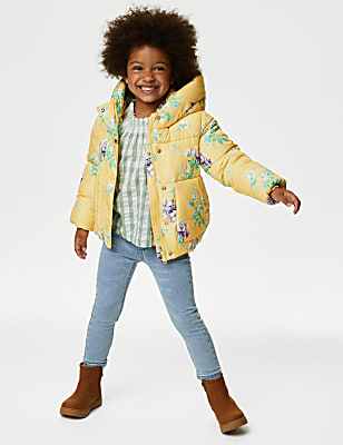Stormwear&trade; Floral Padded Hooded Coat (2-8 Yrs)