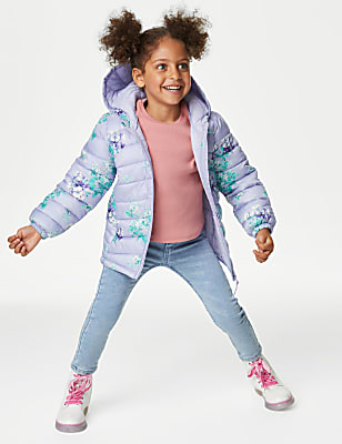 Stormwear&trade; Lightweight Padded Floral Coat (2-8 Yrs)