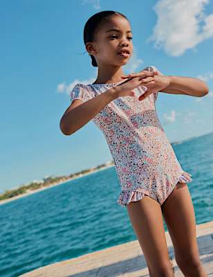 Ditsy Floral Swimsuit (2-8 Yrs)