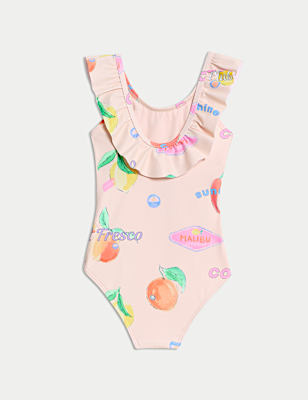 Fruit Frill Swimsuit (2-8 Yrs)