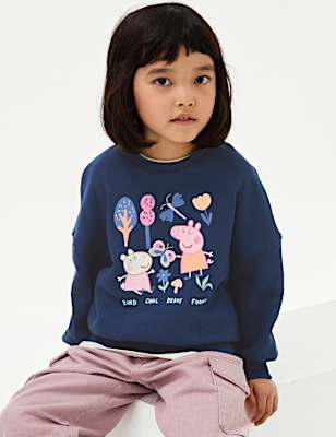 Cotton Rich Peppa Pig™ Sweatshirt (2-8 Yrs)